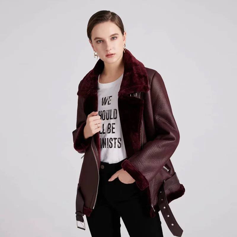 Z4RA DOUBLE FACED BURGANDY JACKET