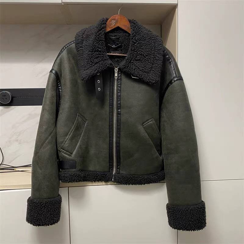 Z4RA ORIGINAL DOUBLE-FACED JACKET GREEN OIL