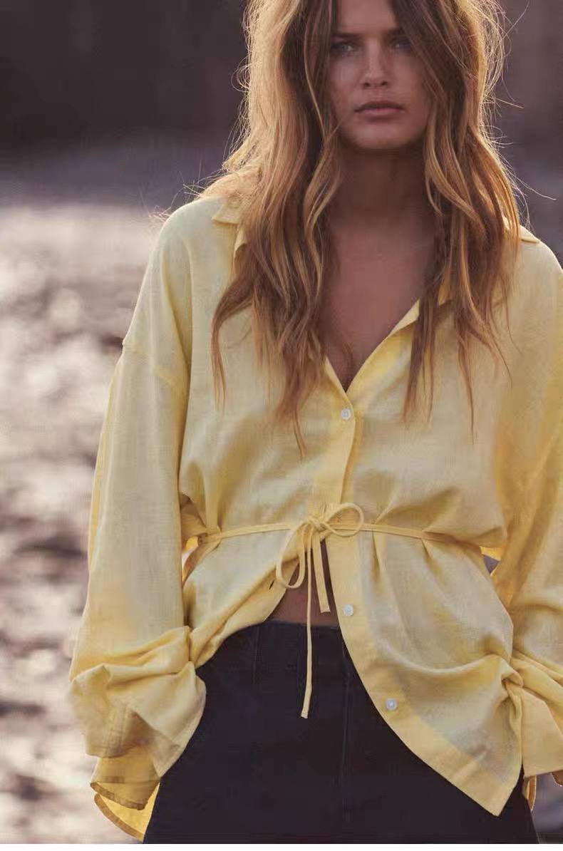 Linen Yellow shirt 2025