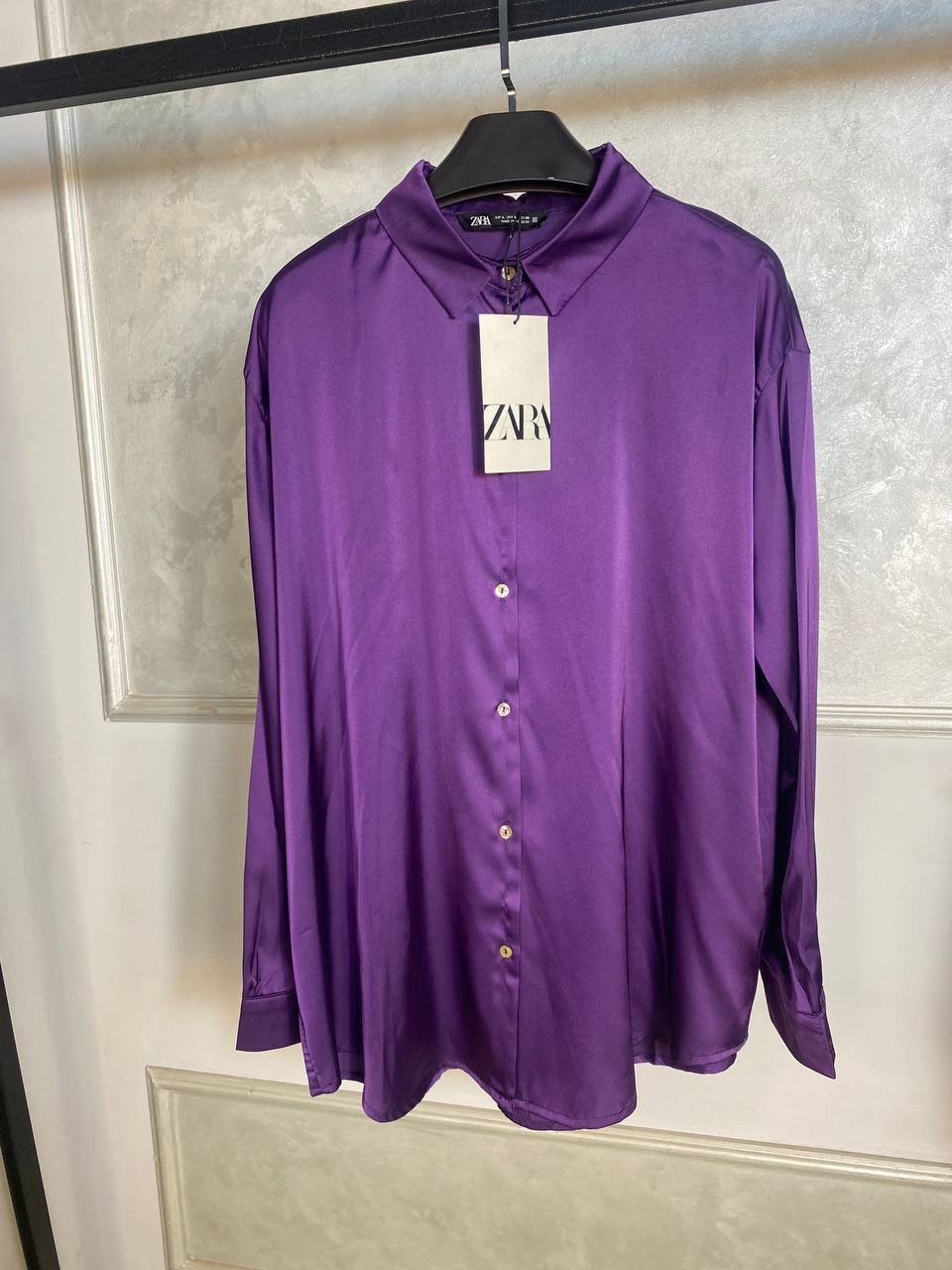 Basic satin shirt