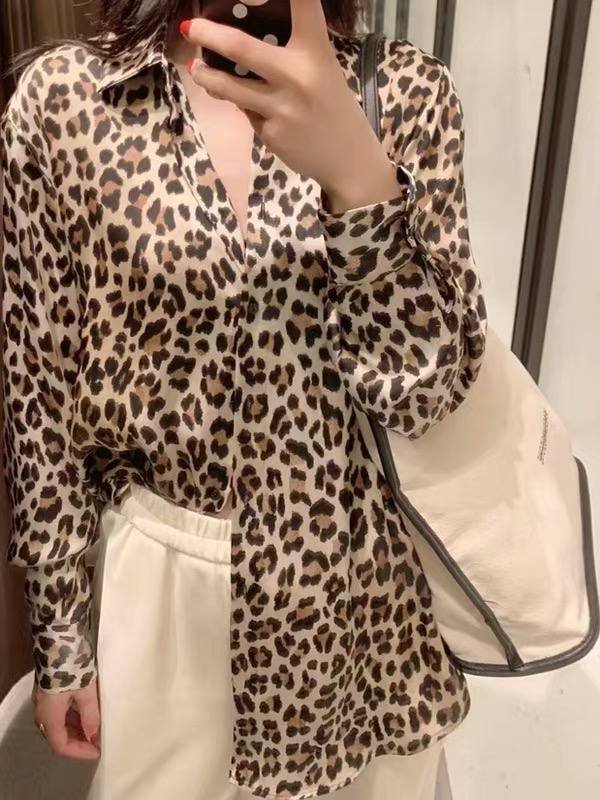 Satin Shirt - Flowery