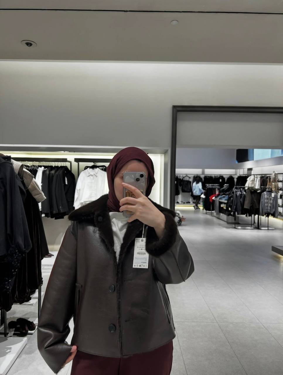 REVERSIBLE DOUBLE-FACED FAUX LEATHER JACKET