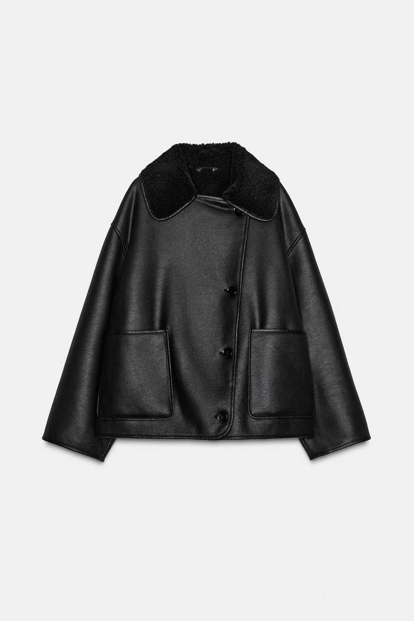 Z4RA ORIGINAL DOUBLE-FACED JACKET Black
