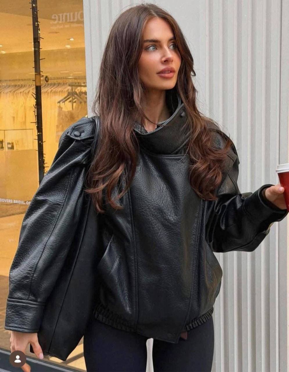 Z4RA ORIGINAL FAUX LEATHER BLACKJACKET