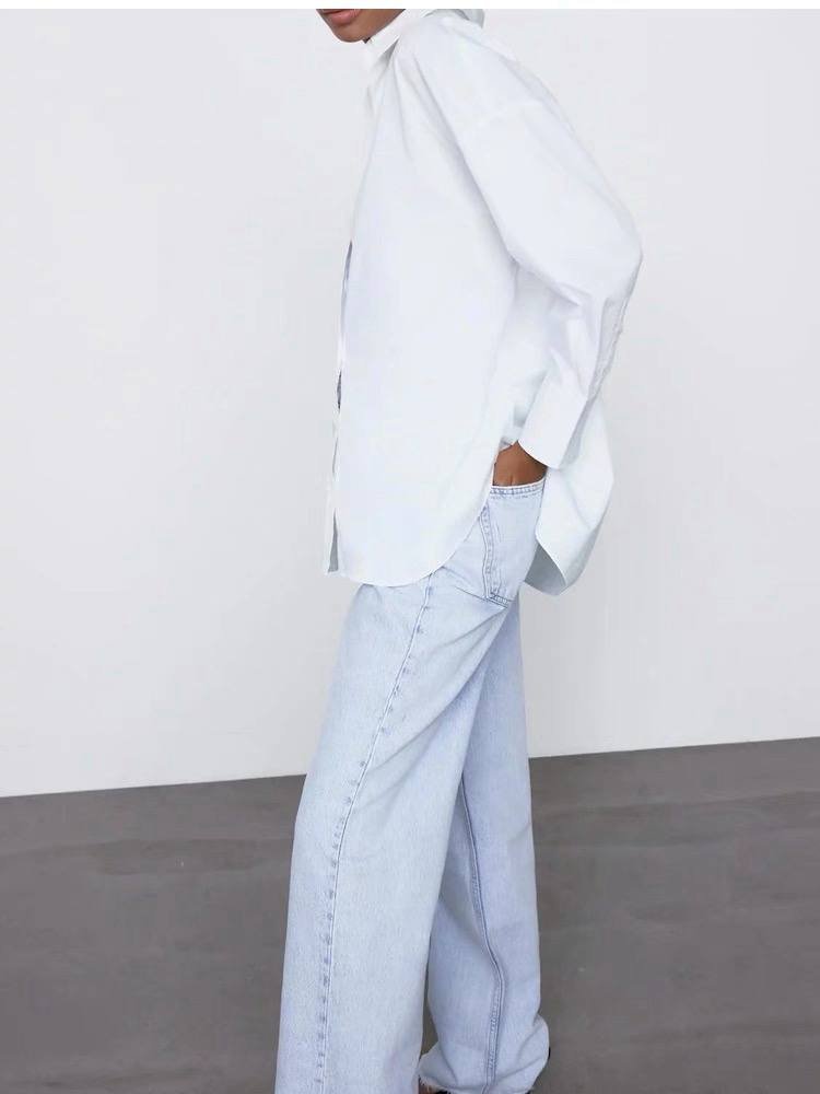 White poplin shirt