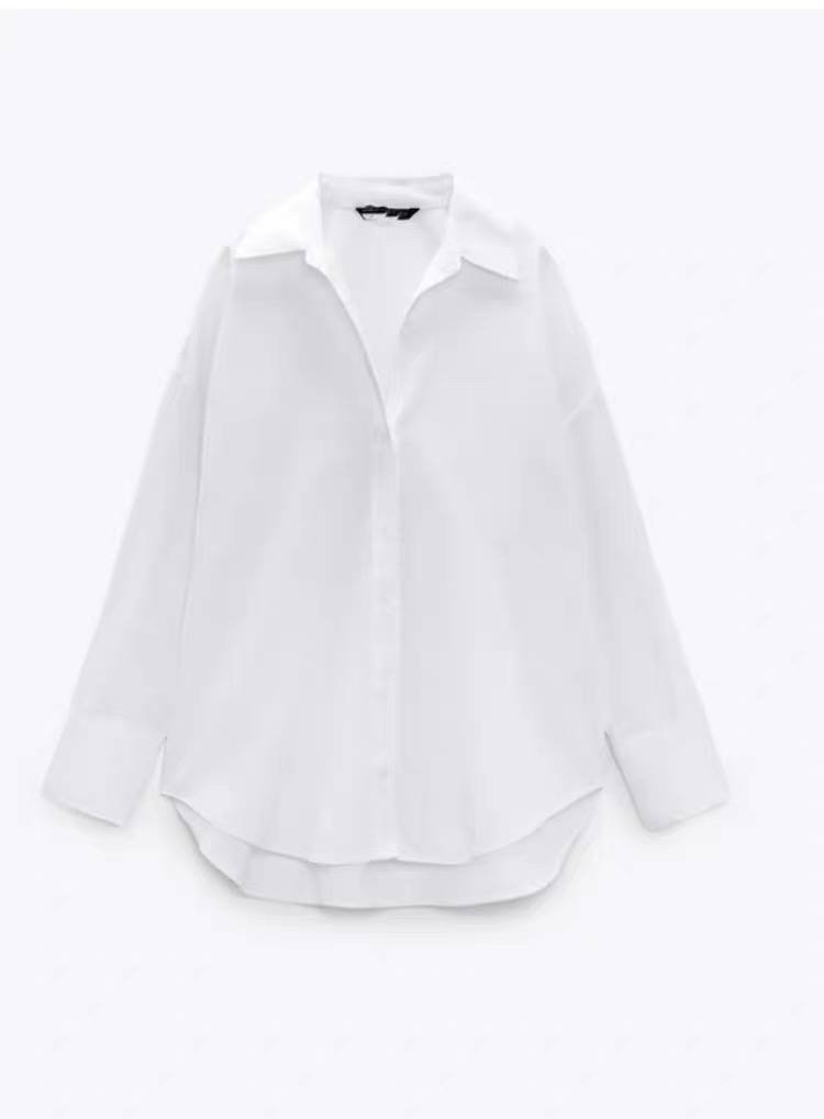 White poplin shirt