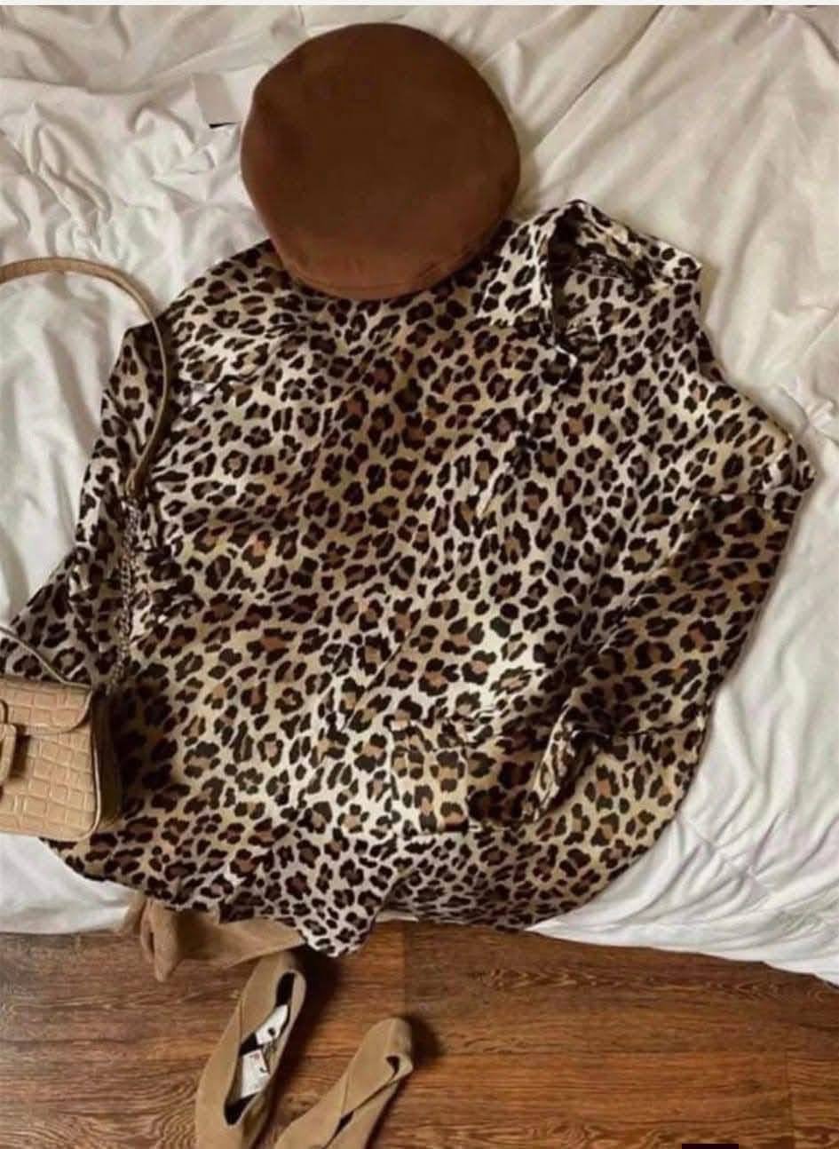 Satin Shirt - Flowery
