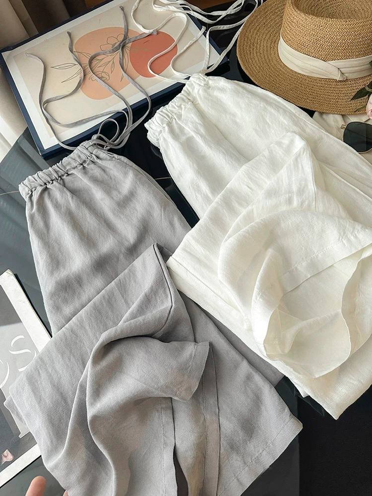 White Linen Pants Z4Ra Original