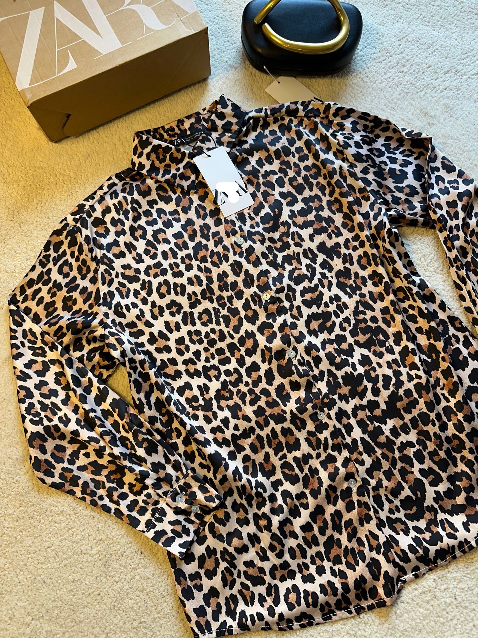 Satin Shirt - Flowery