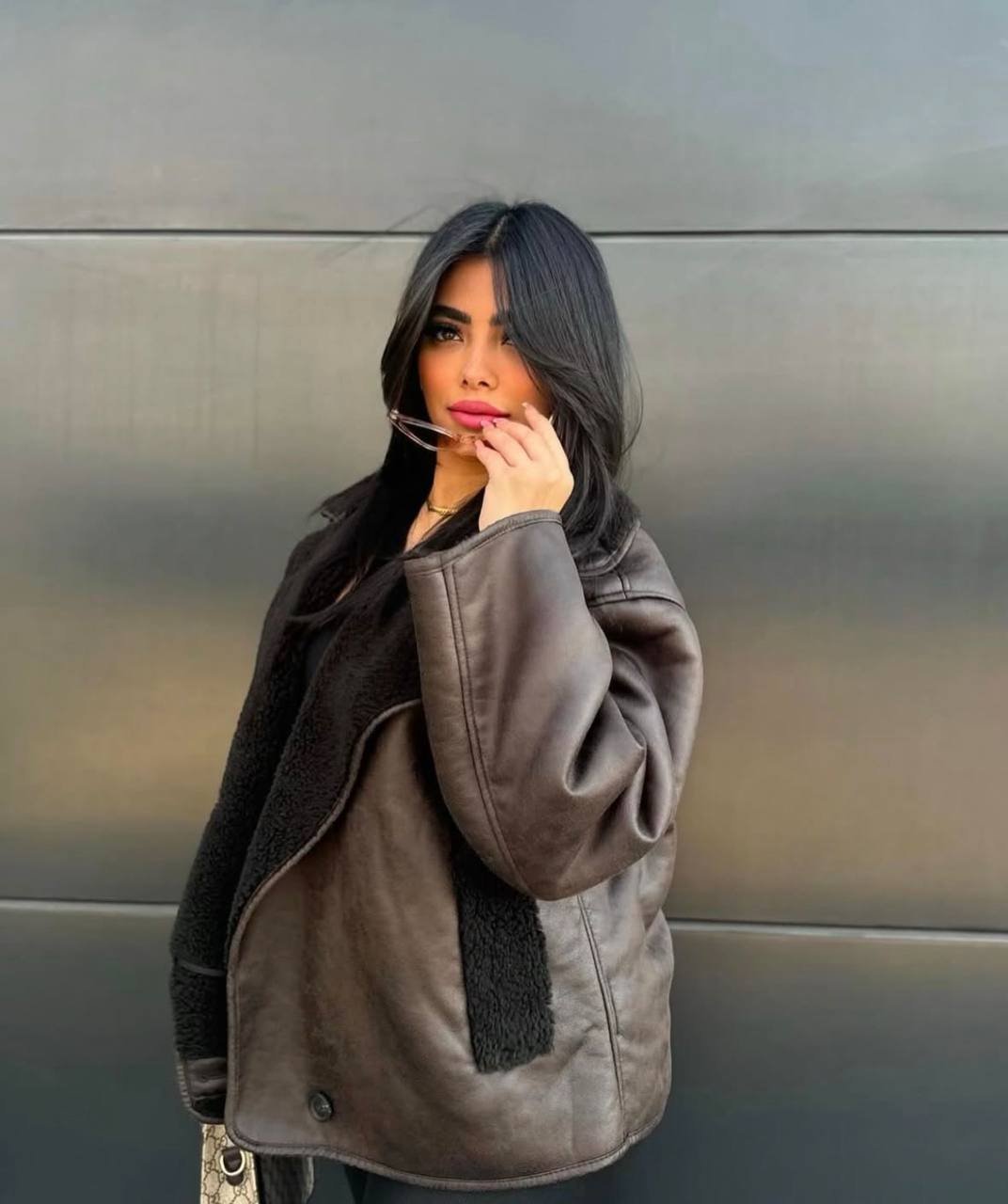 Z4RA ORIGINAL DOUBLE-FACED BROWN  JACKET