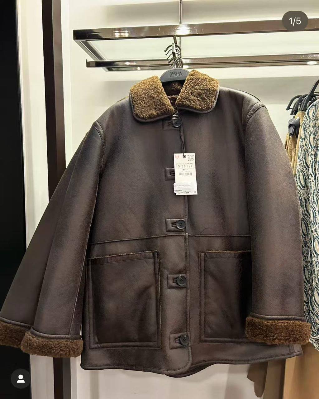 REVERSIBLE DOUBLE-FACED FAUX LEATHER JACKET