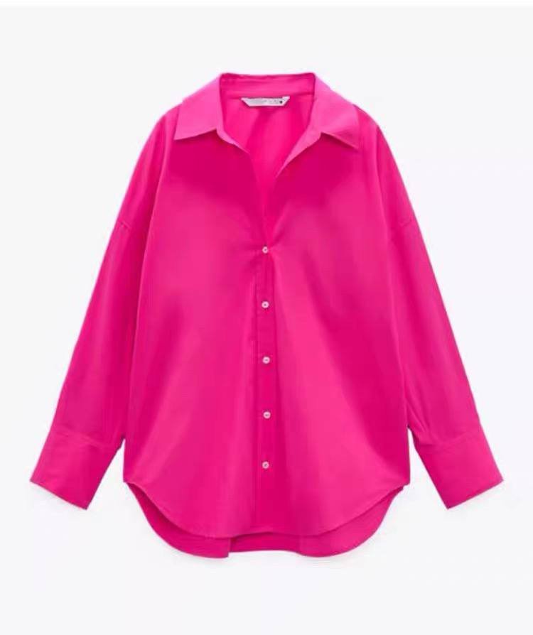 Fuchsia Poplin Shirt