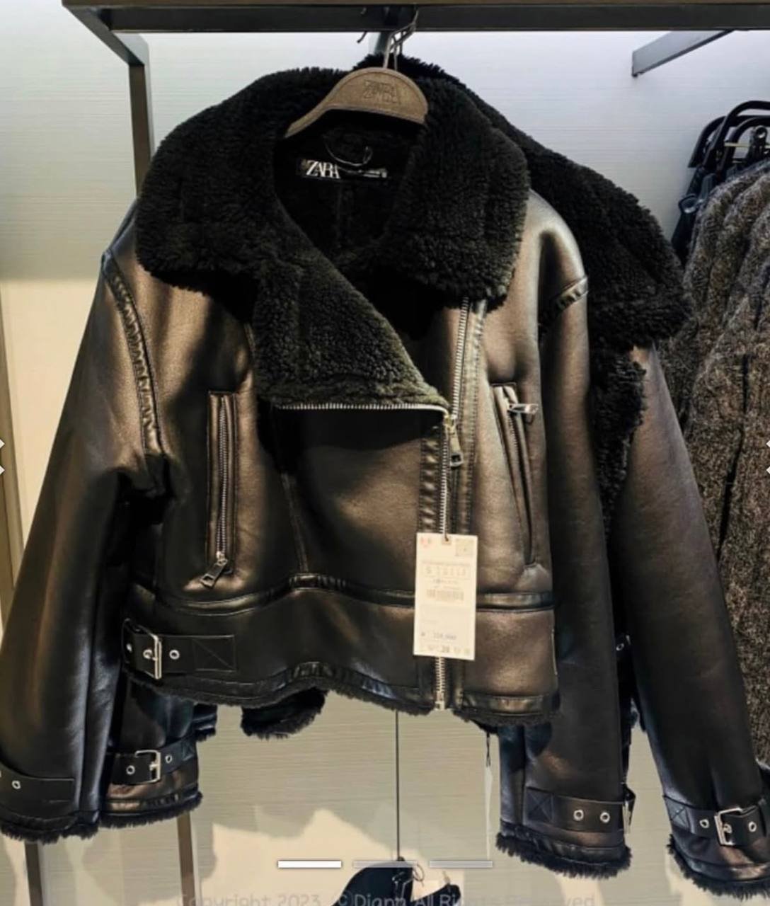 Z4RA ORIGINAL DOUBLE-FACED BLACK JACKET BLACK