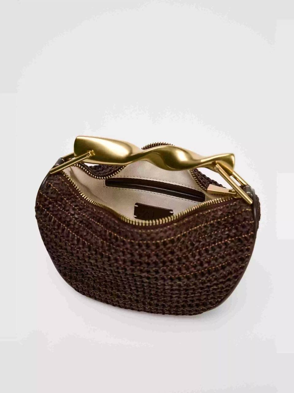 brown clutch bag