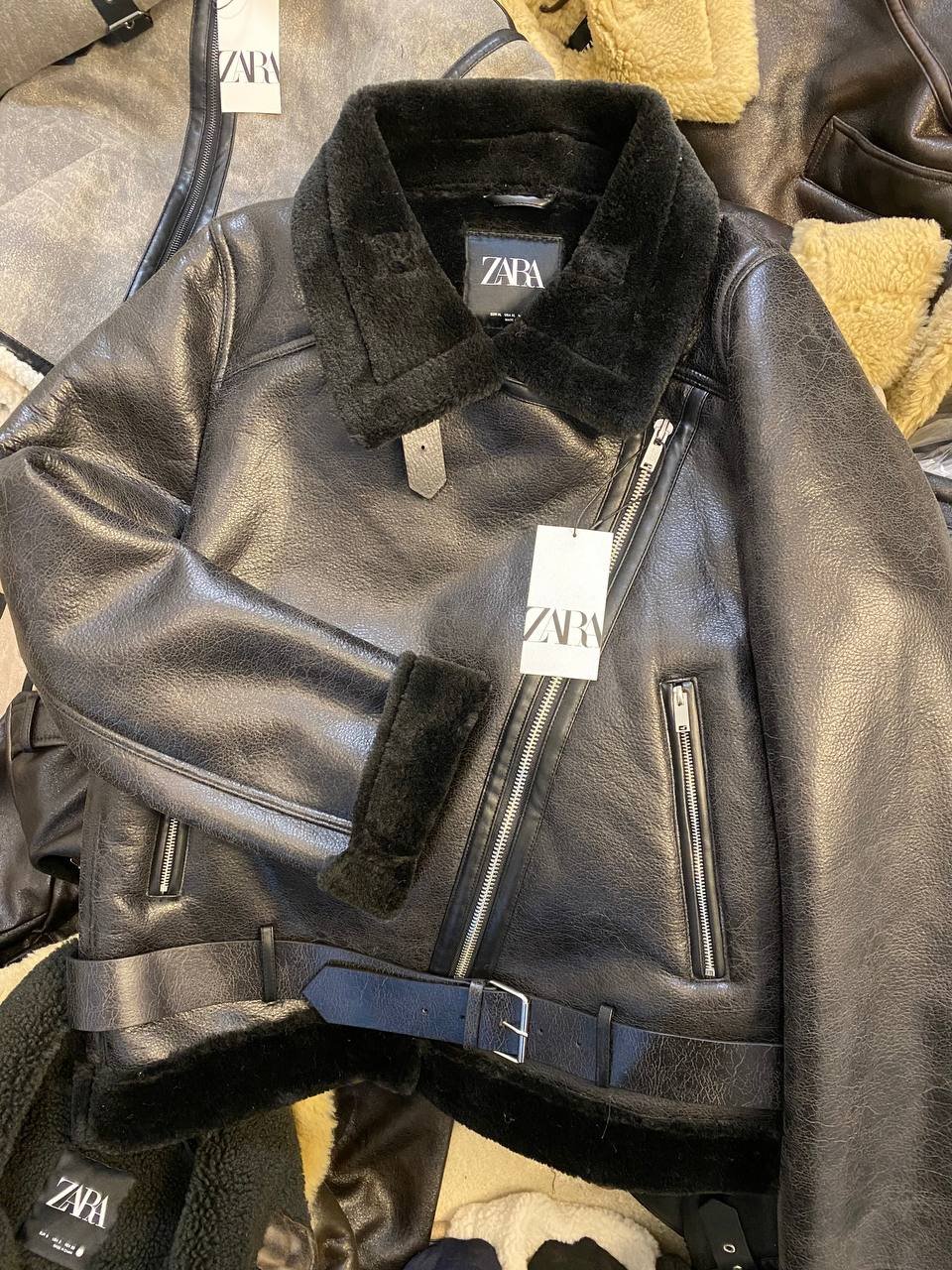 Z4RA ORIGINAL DOUBLE-FACED JACKET  DARK GREY