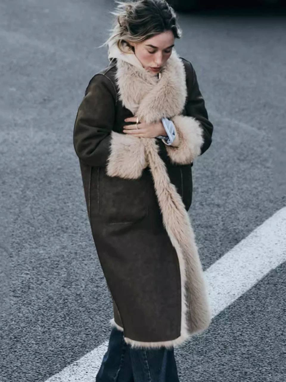 Double Faced Fur Coat