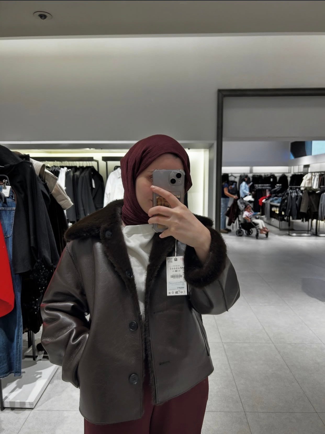 REVERSIBLE DOUBLE-FACED FAUX LEATHER JACKET