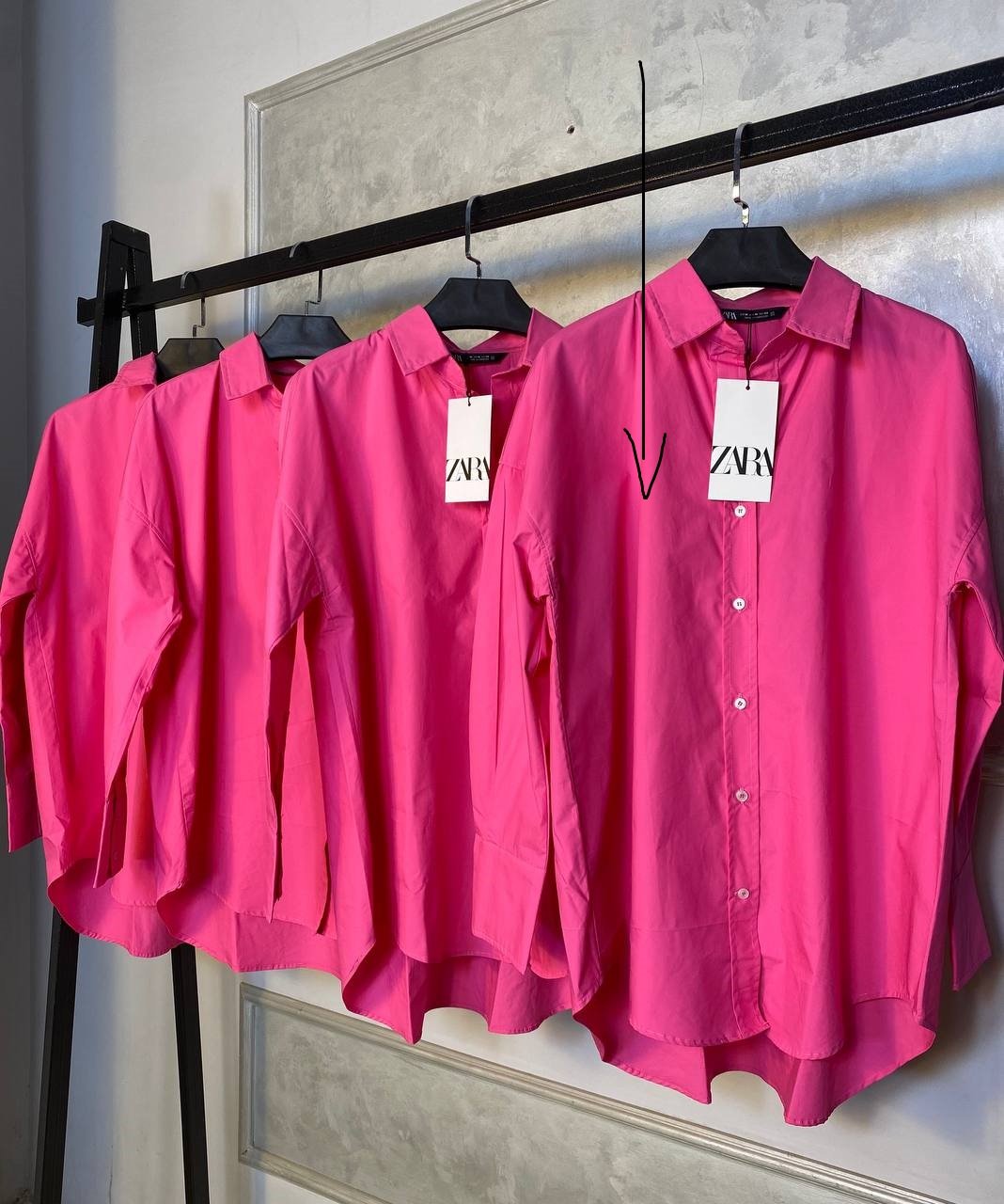 Fuchsia Poplin Shirt