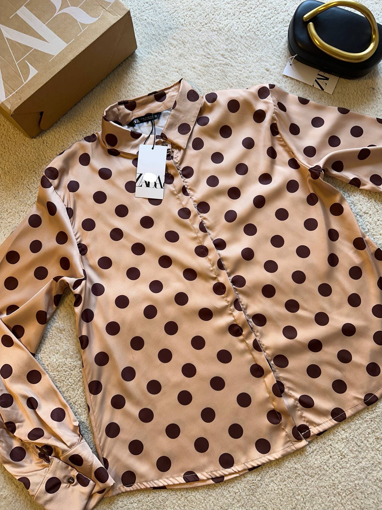 Satin Shirt - Flowery