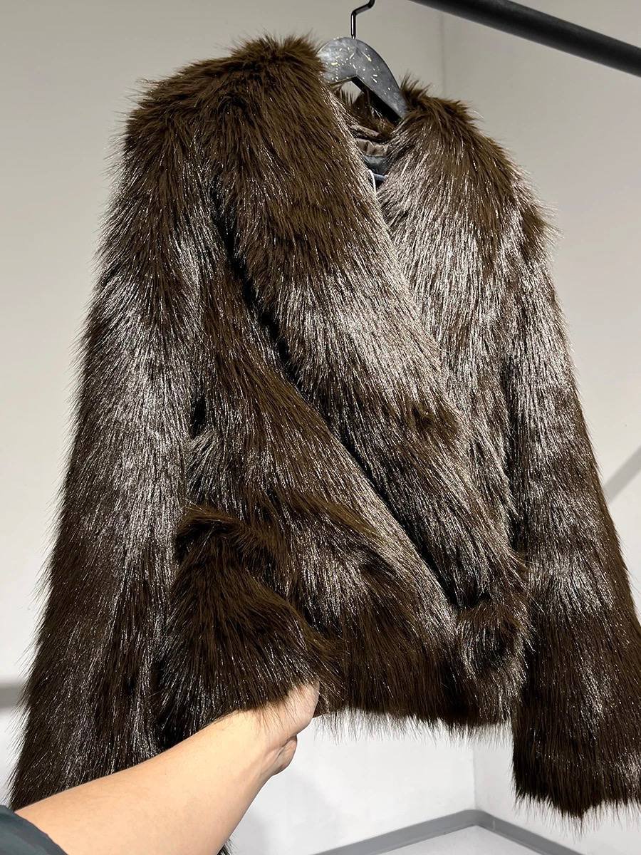 Z4RA ORIGINAL FUR FAUX SHORT COAT