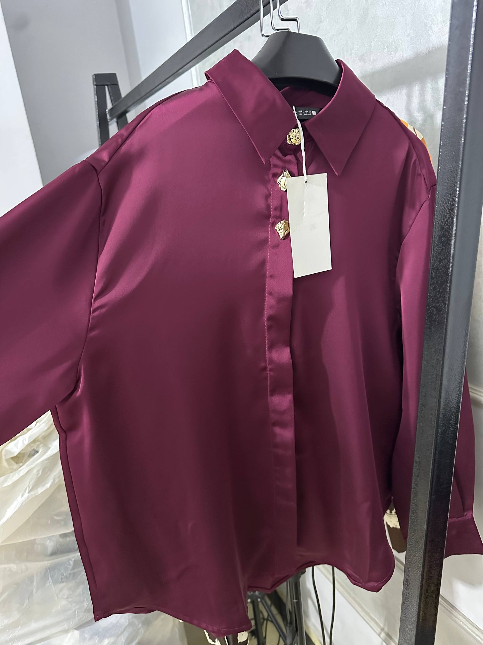 Satin Shirt - Flowery