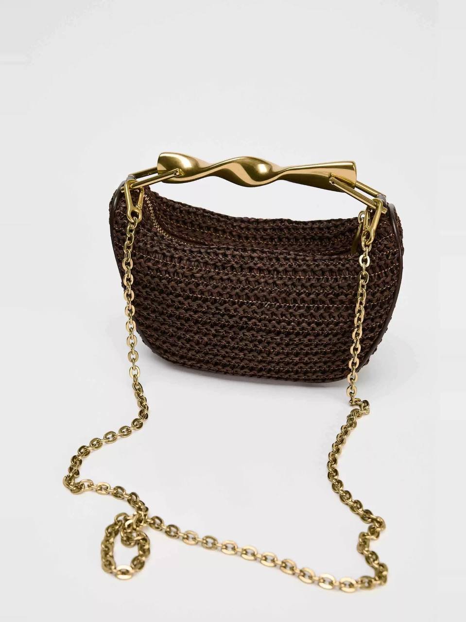 brown clutch bag