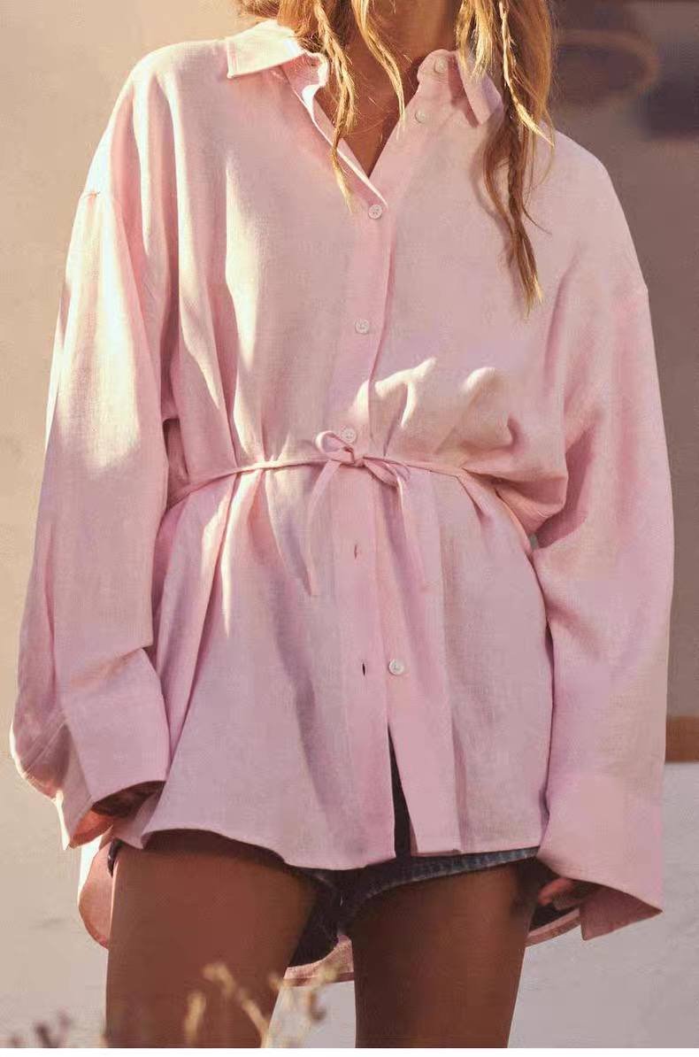 Pink Linen shirt