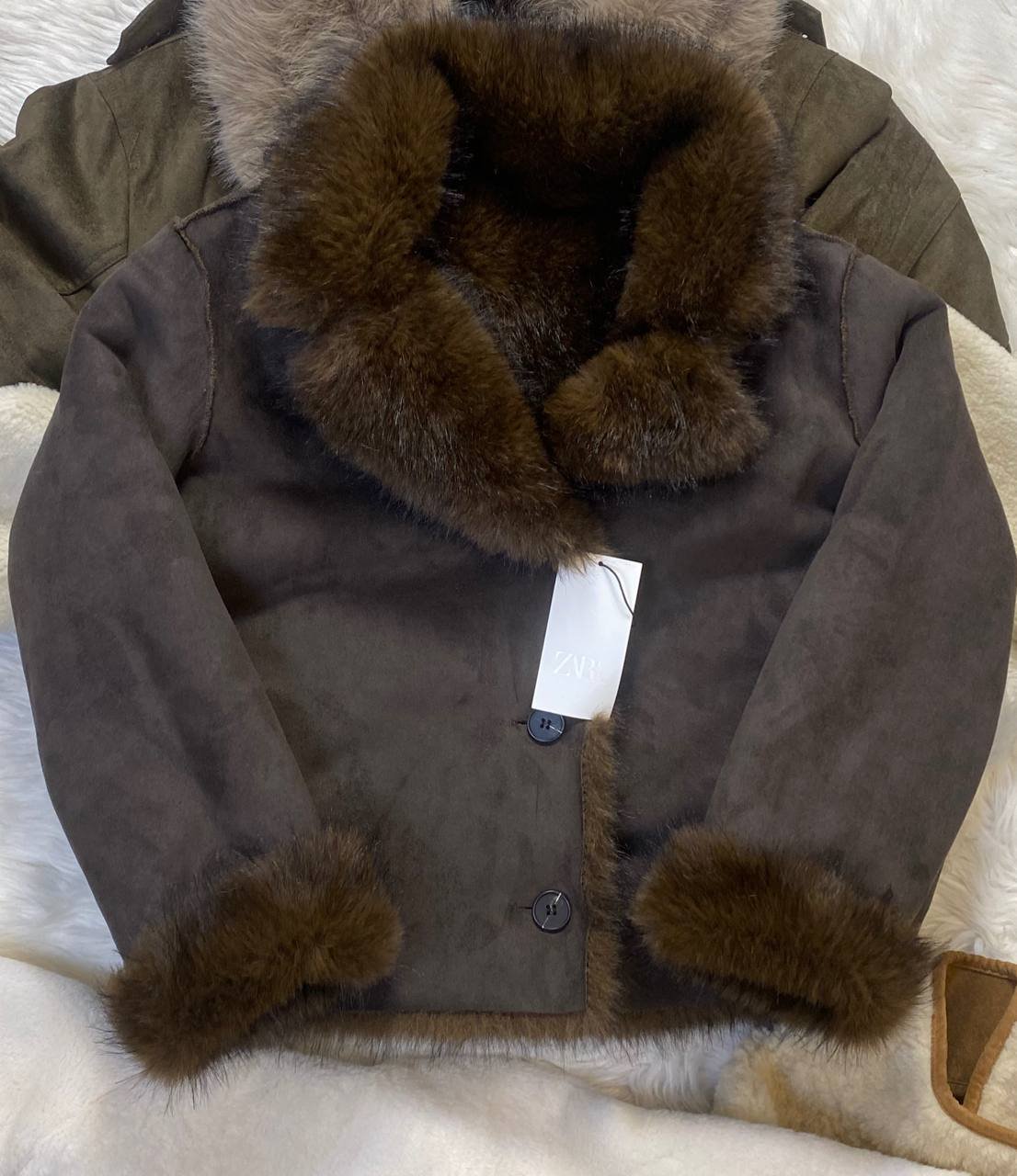 REVERSIBLE DOUBLE-FACED FAUX LEATHER JACKET