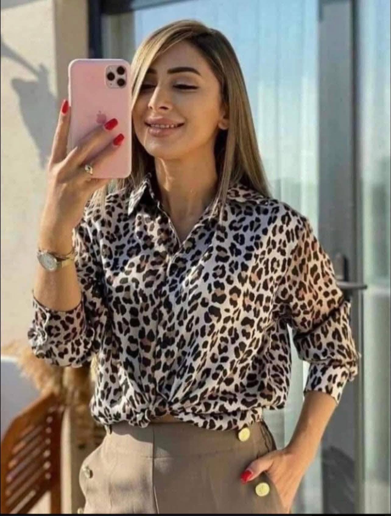 Satin Shirt - Flowery